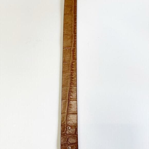 Vintage Garuglieri Light Brown Belt Genuine Leather Italian Size M - Picture 9 of 16